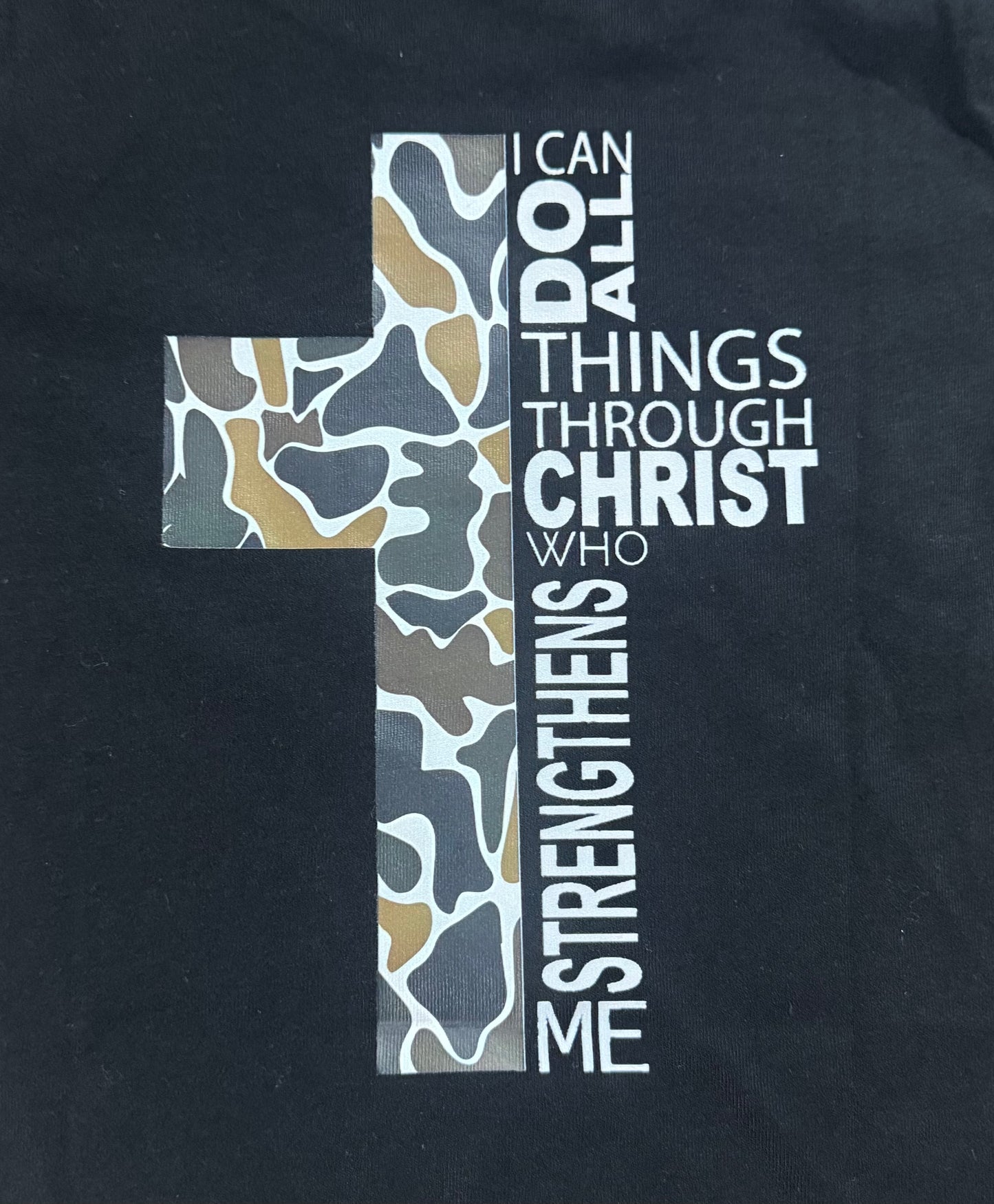 Camo Cross Youth Tee