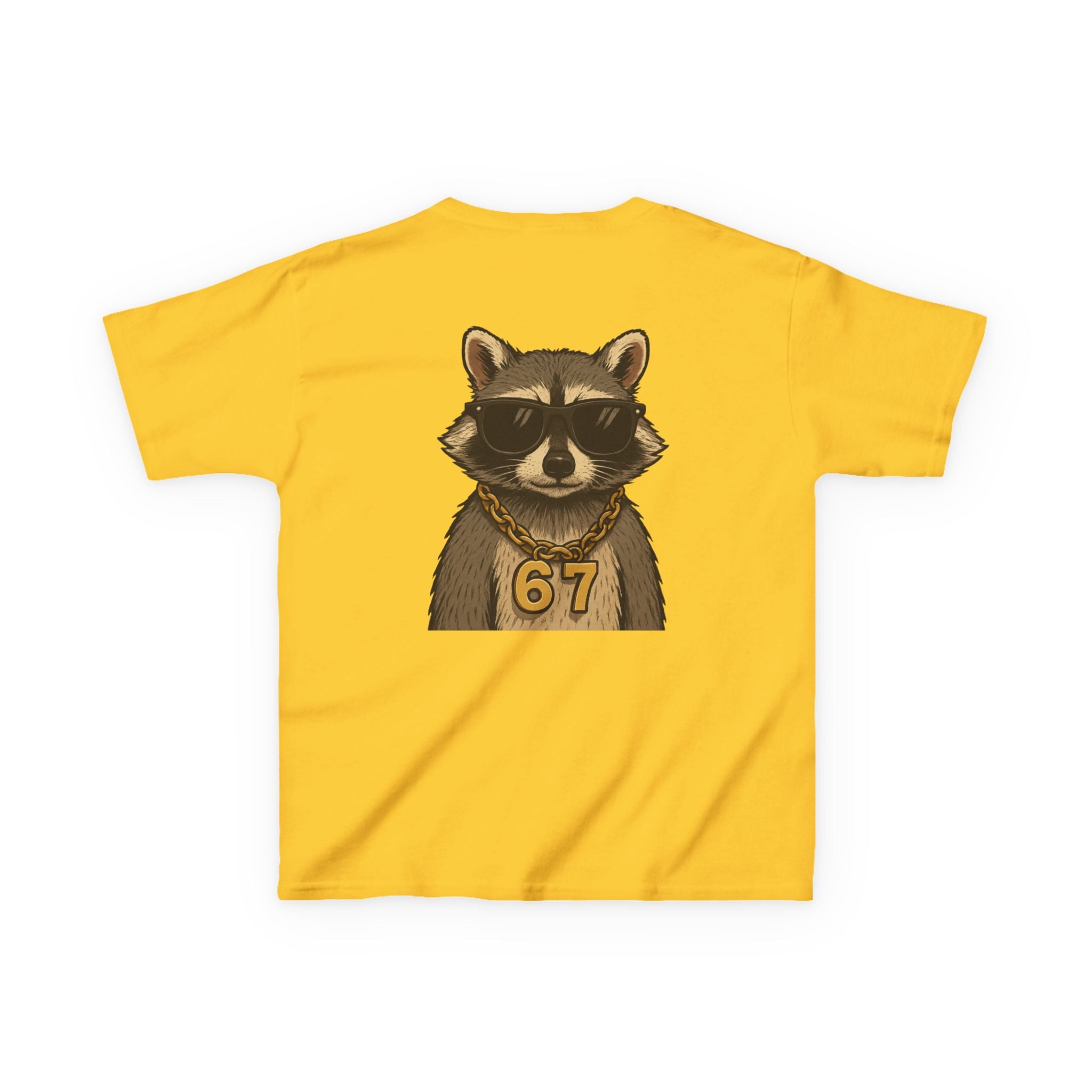 '67 Cool Raccoon Youth T-Shirt – Funny Animal Graphic Tee for Kids