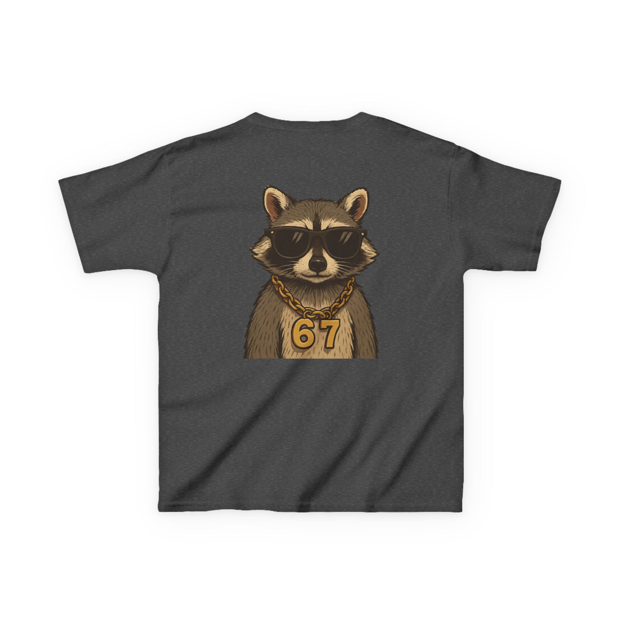 '67 Cool Raccoon Youth T-Shirt – Funny Animal Graphic Tee for Kids