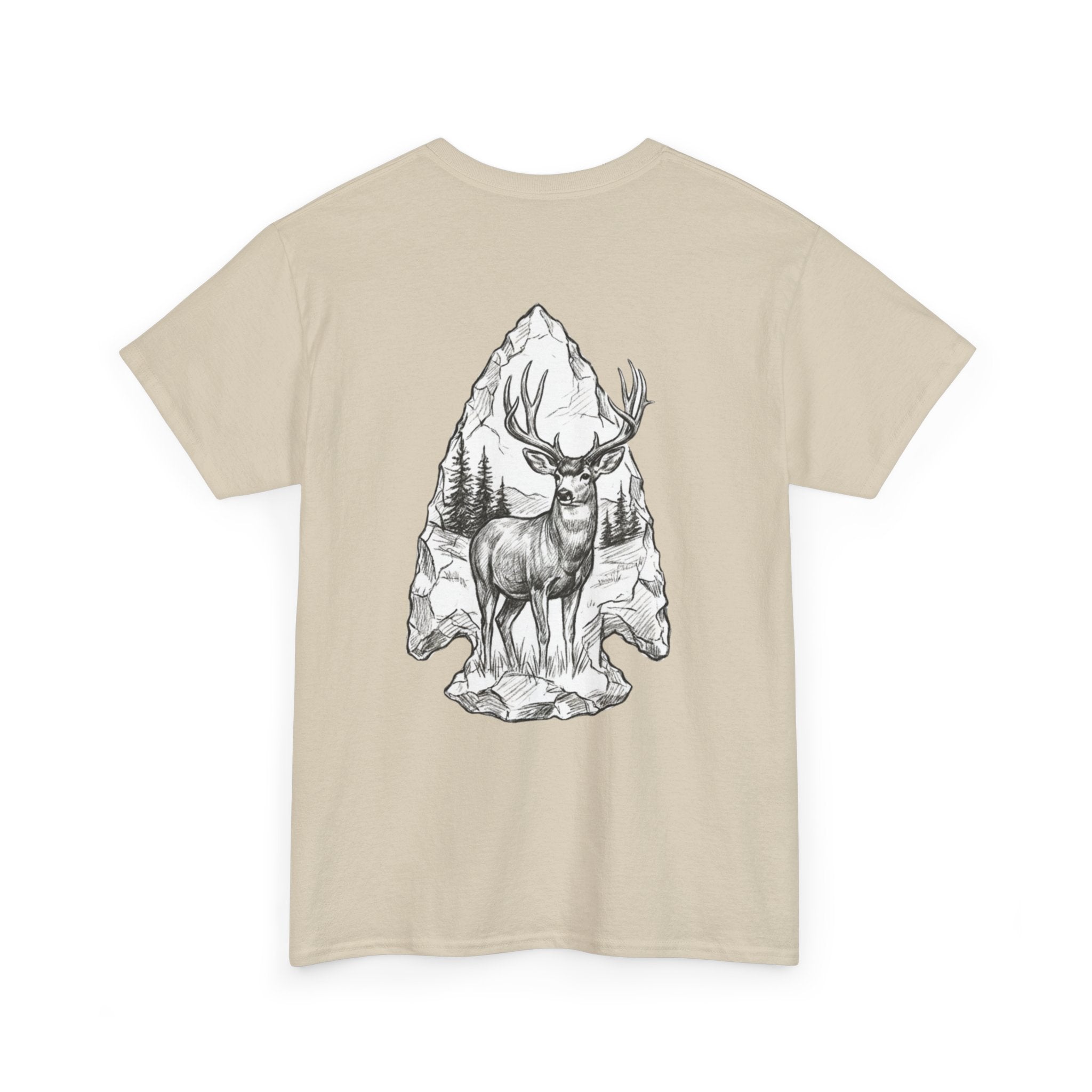 Mule Deer Arrowhead T-Shirt – Classic Deer Hunting Graphic Tee