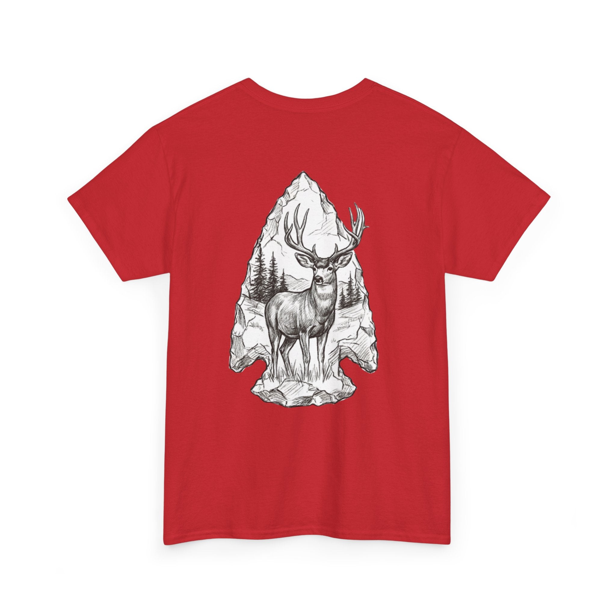 Mule Deer Arrowhead T-Shirt – Classic Deer Hunting Graphic Tee