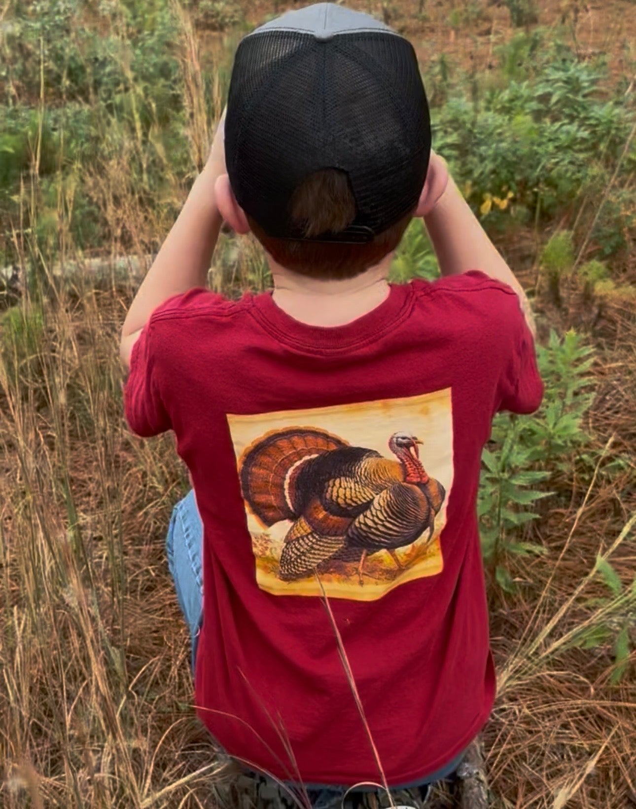 Vintage Turkey Kids Hunting T-Shirt – Outdoor Youth Graphic Tee