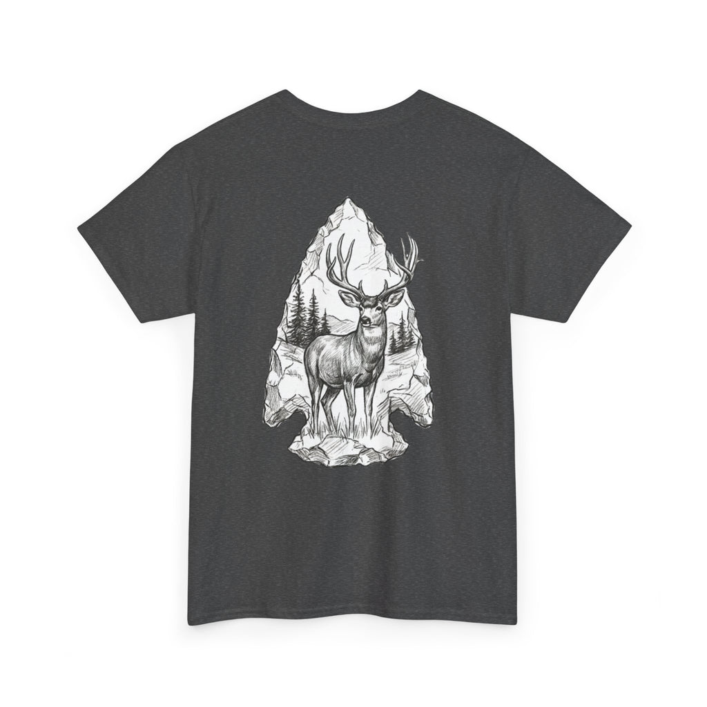 Mule Deer Arrowhead T-Shirt – Classic Deer Hunting Graphic Tee