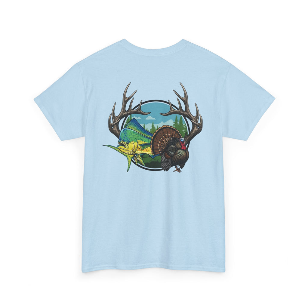 Antler, Turkey & Mahi T-Shirt – Outdoor Lifestyle Graphic Tee