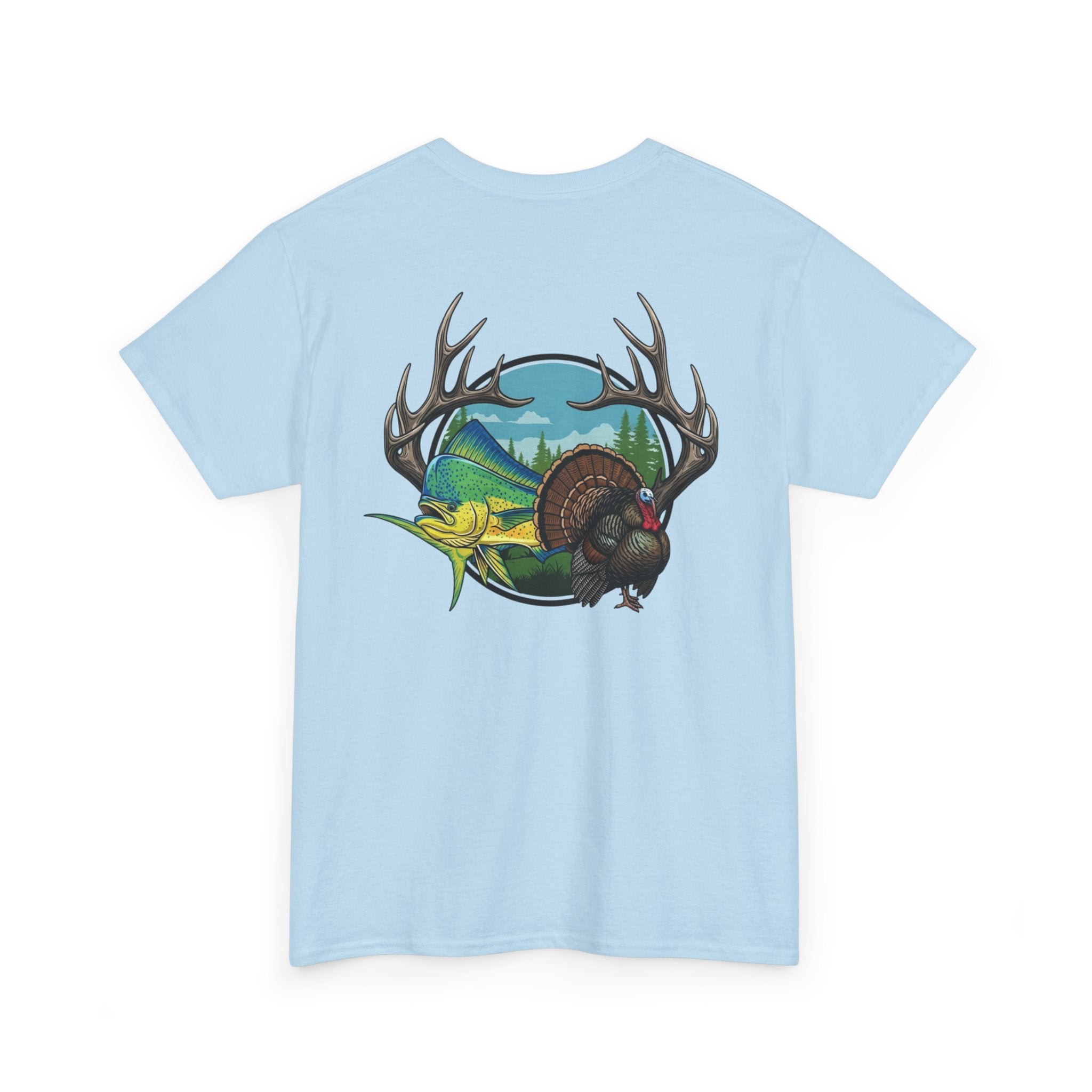 Antler, Turkey & Mahi T-Shirt – Outdoor Lifestyle Graphic Tee