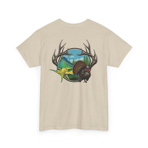 Antler, Turkey & Mahi T-Shirt – Outdoor Lifestyle Graphic Tee