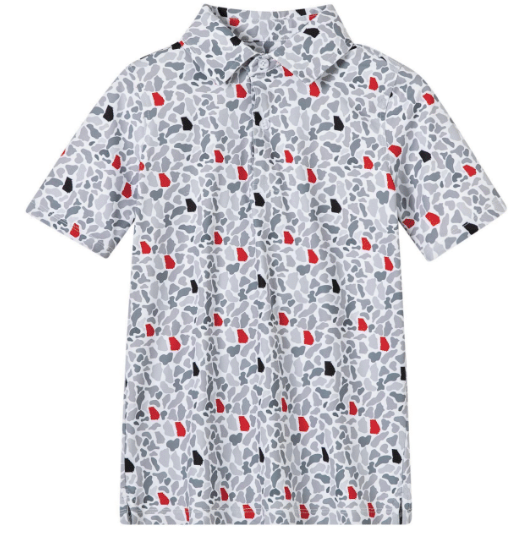 Boys GA Camo Polo