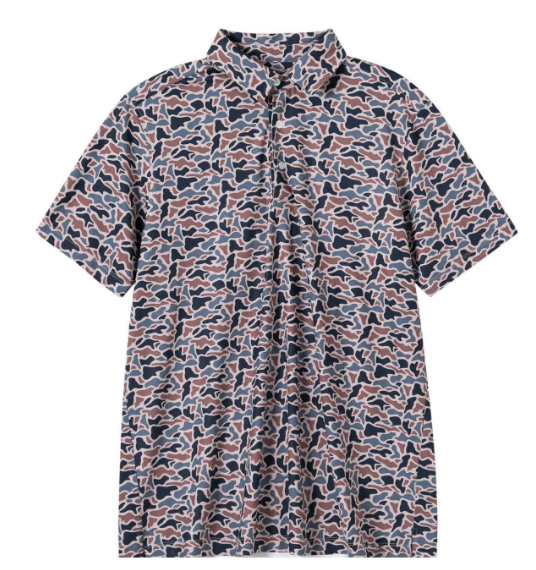 Boys River Camo Polo