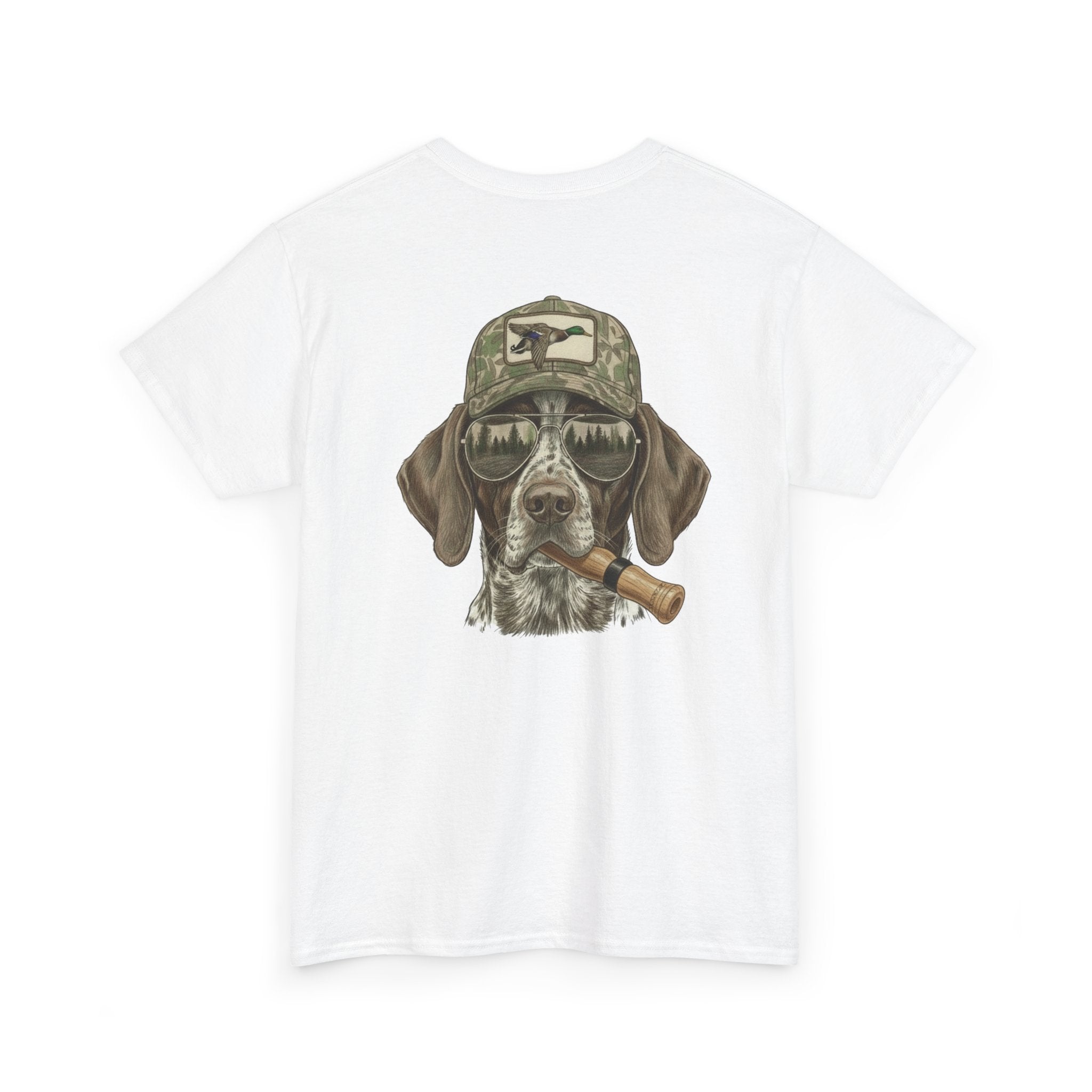 Duck Call Dog T-Shirt – Waterfowl Hunting Graphic Tee