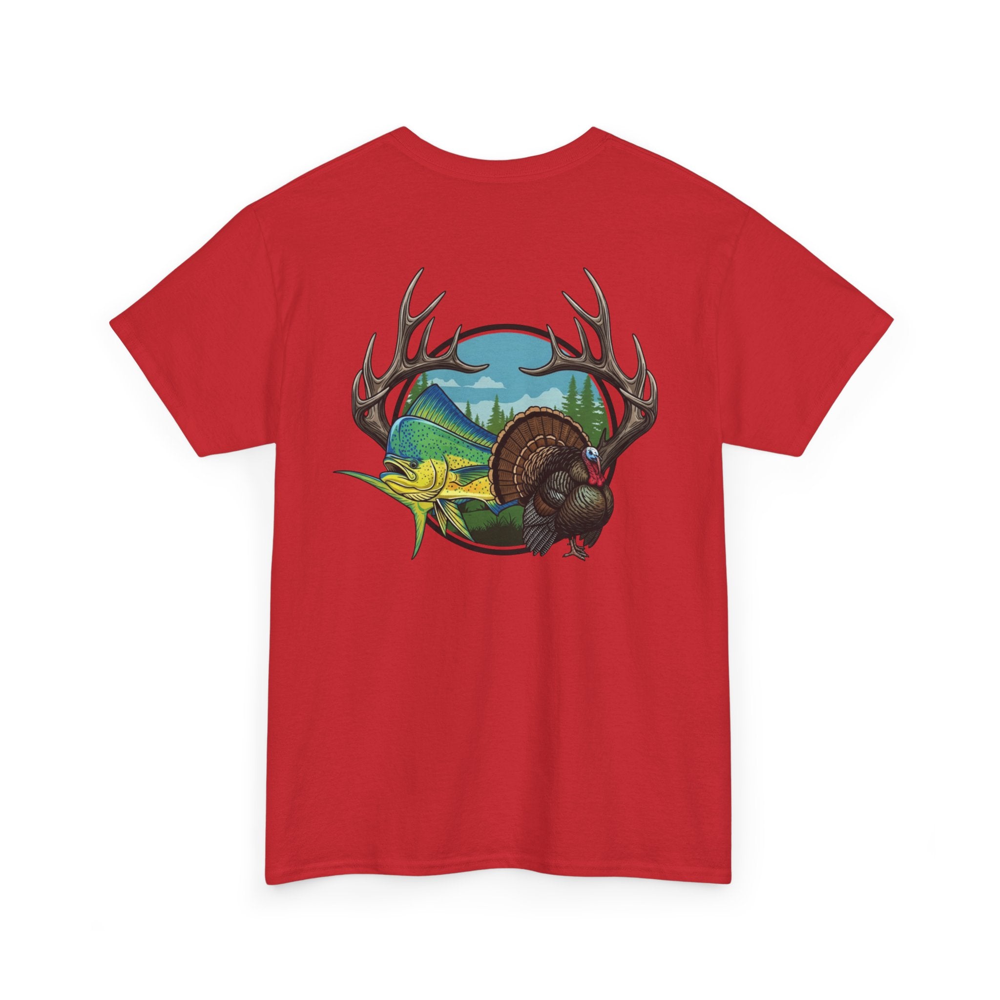 Antler, Turkey & Mahi T-Shirt – Outdoor Lifestyle Graphic Tee