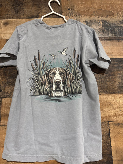 Pointer in the Cattails Youth Tee