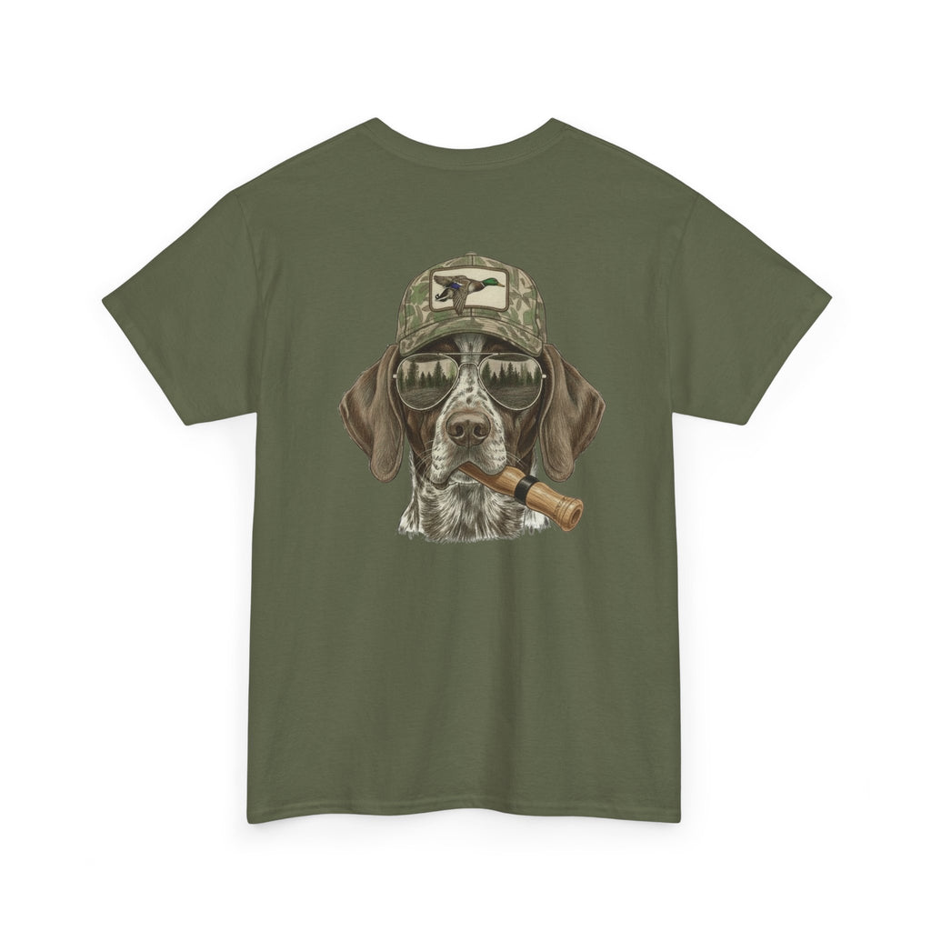 Duck Call Dog T-Shirt – Waterfowl Hunting Graphic Tee