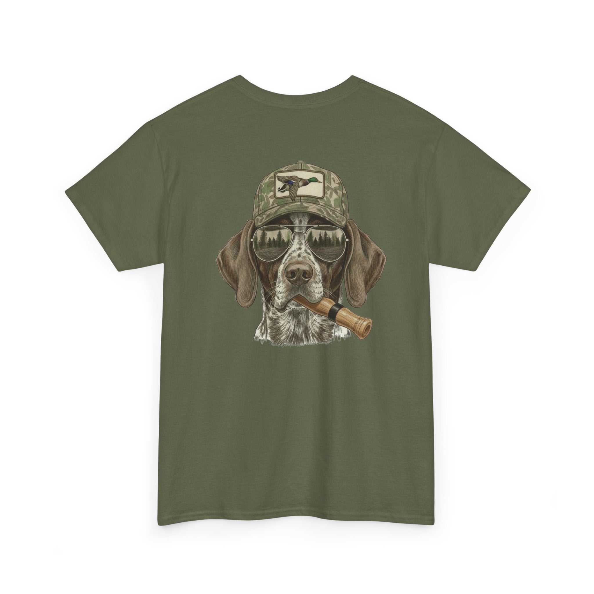 Duck Call Dog T-Shirt – Waterfowl Hunting Graphic Tee