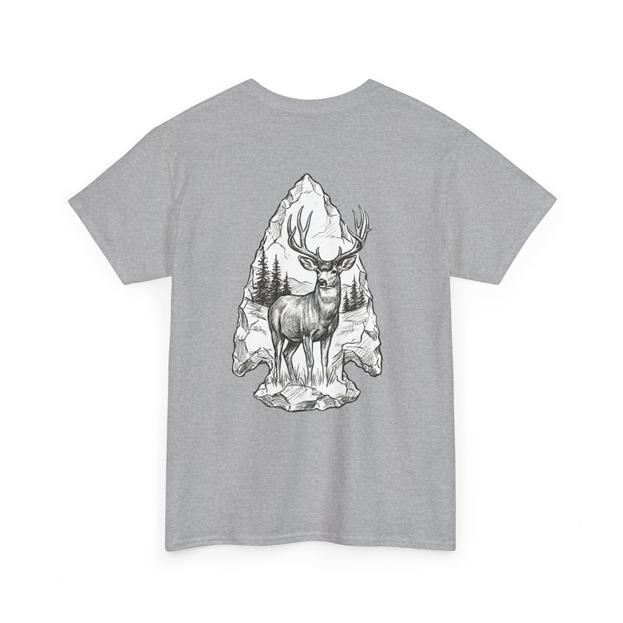 Mule Deer Arrowhead T-Shirt – Classic Deer Hunting Graphic Tee