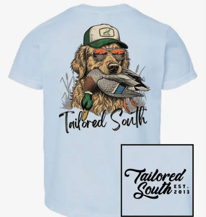 Tailored South Duck Hunting Dog Graphic Tee
