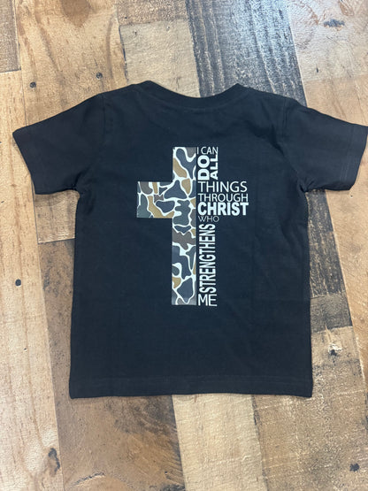 Camo Cross Youth Tee