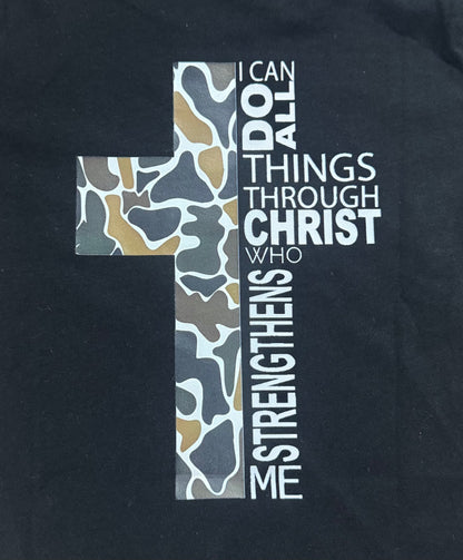 Camo Cross Youth Tee