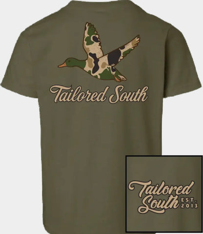 Tailored South Camo Flying Duck Graphic Tee