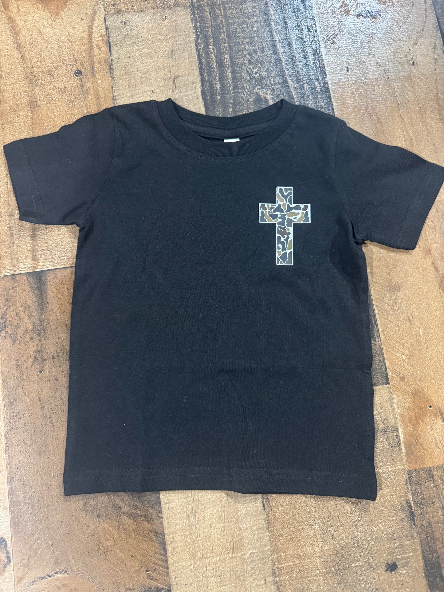Camo Cross Youth Tee
