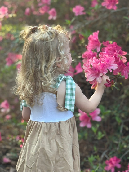 Mallard Duck Smocked Baby Girl Set
