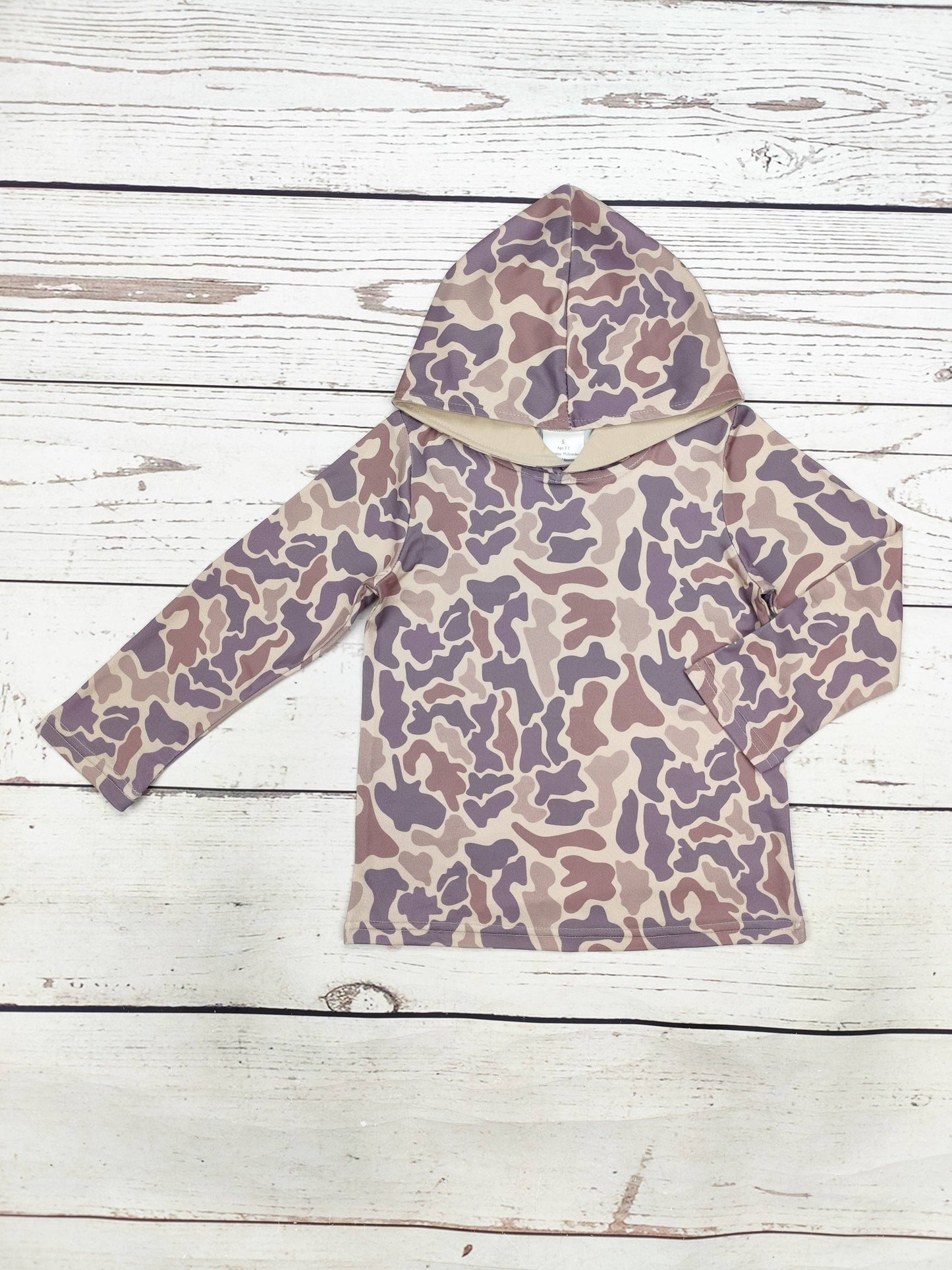 Boys Performance Camo Hoodie